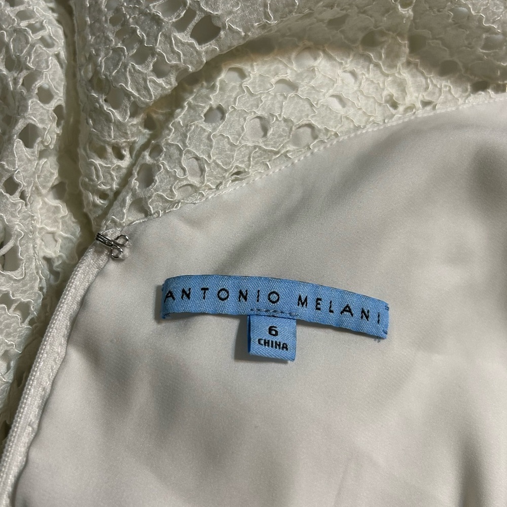 ANTONIO MELANI White Lace Dress - Picture 5 of 9